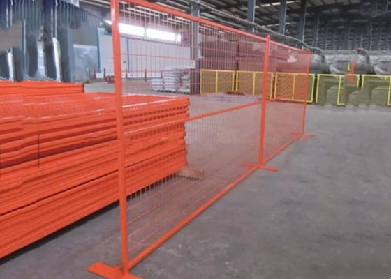 Ocynkowane, malowane proszkowo tymczasowe panele ogrodzeniowe 300 mm Dostosowany kolor