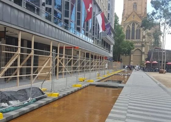 Australijskie standardowe tymczasowe panele ogrodzeniowe 3 mm drut o średnicy 4 mm poddany obróbce cieplnej